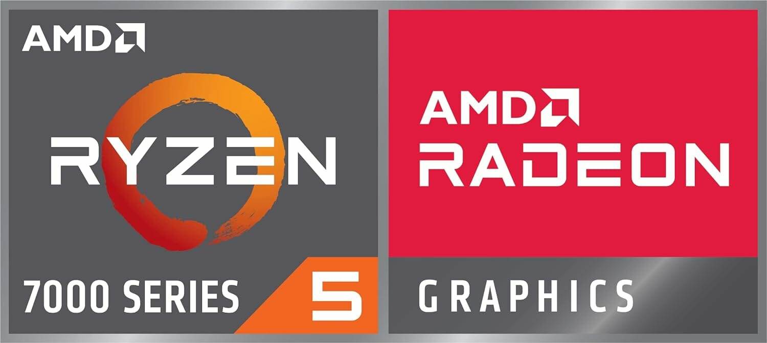 AMD Radeon 7000-Grafik und AMD Radeon 7000-Prozessoren.