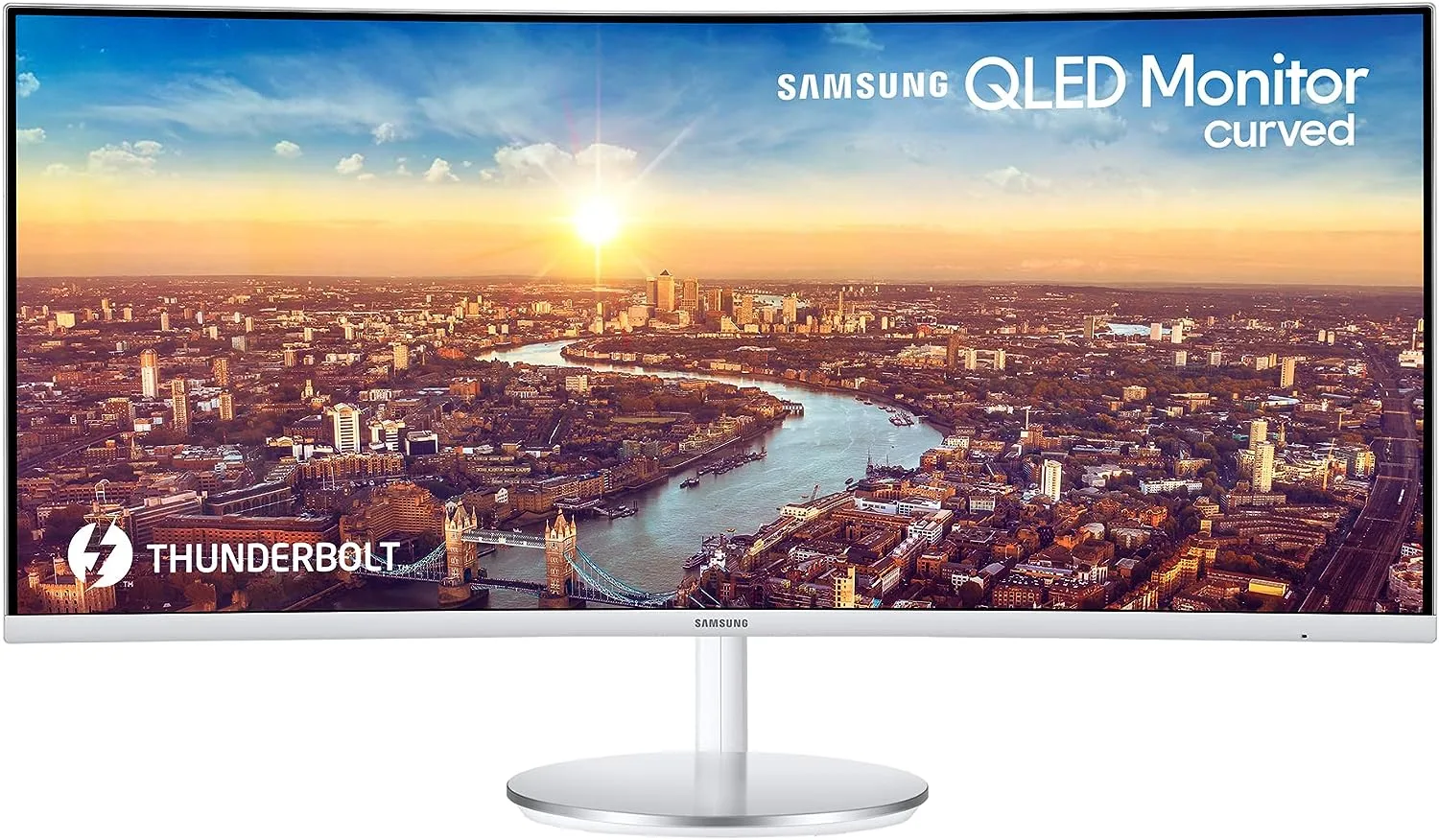 Samsung Curved Monitor C34J791WTP 34″ VA Panel QLED Ultra WQHD Resolution AMD FreeSync Response Time 4ms Response Rate 100Hz Fresh Rate White Silver Review