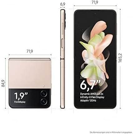 Samsung Galaxy Z Flip4 5G Smartphone Android Flip Mobile Phone 128GB Pink Gold