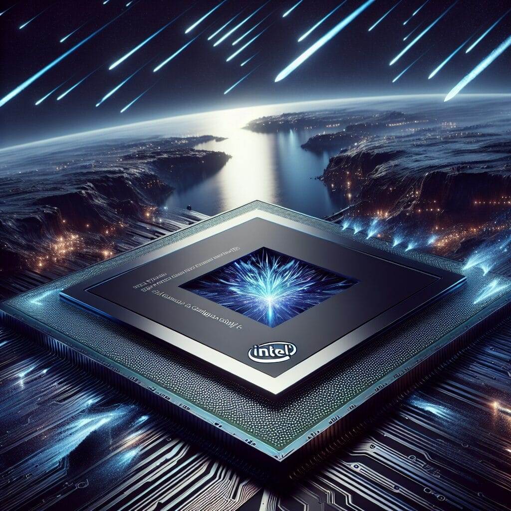 Intel Meteor Lake CPU created with DALL-E